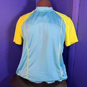 TomboyX Blue Rashguard Swimwear